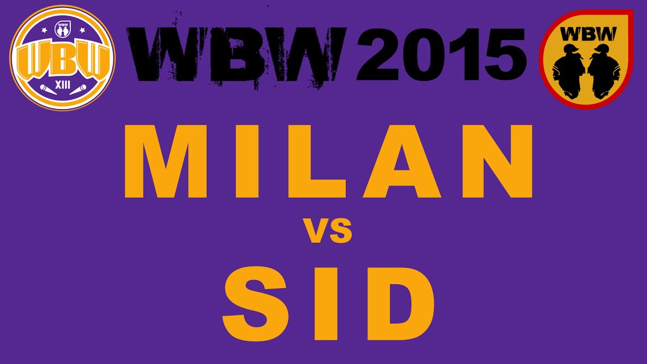Sid 🆚 Milan 🎤 WBW 2015 Warszawa (freestyle rap battle)