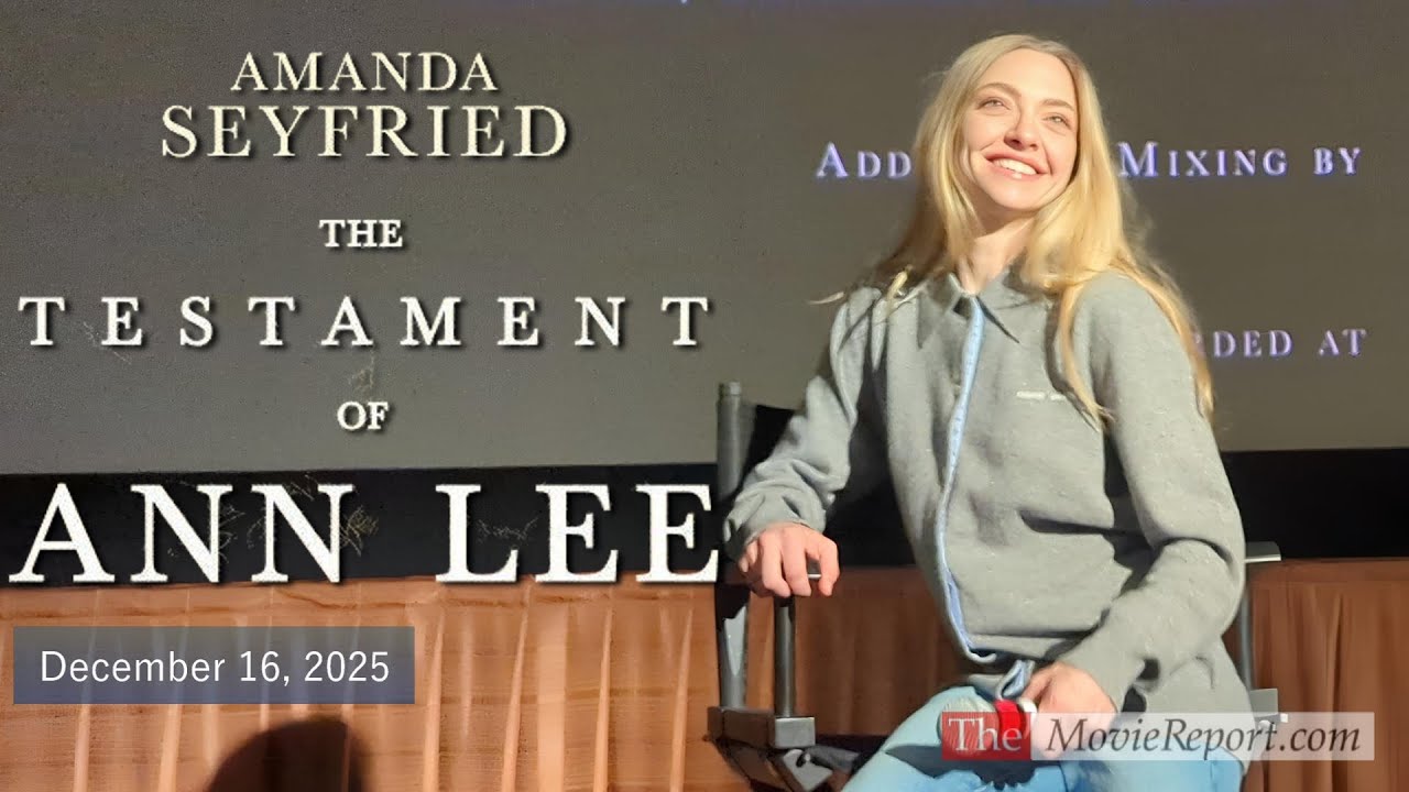 Amanda Seyfried talks THE TESTAMENT OF ANN LEE and THE HOUSEMAID - December 16, 2025 4K