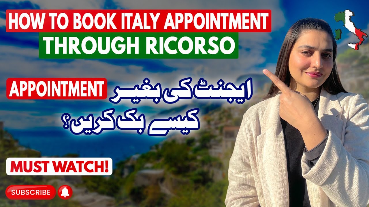 🇮🇹 Italy Visa Appointment 2026: New Ricorso Method Revealed | Appointment Booking Made Easy!