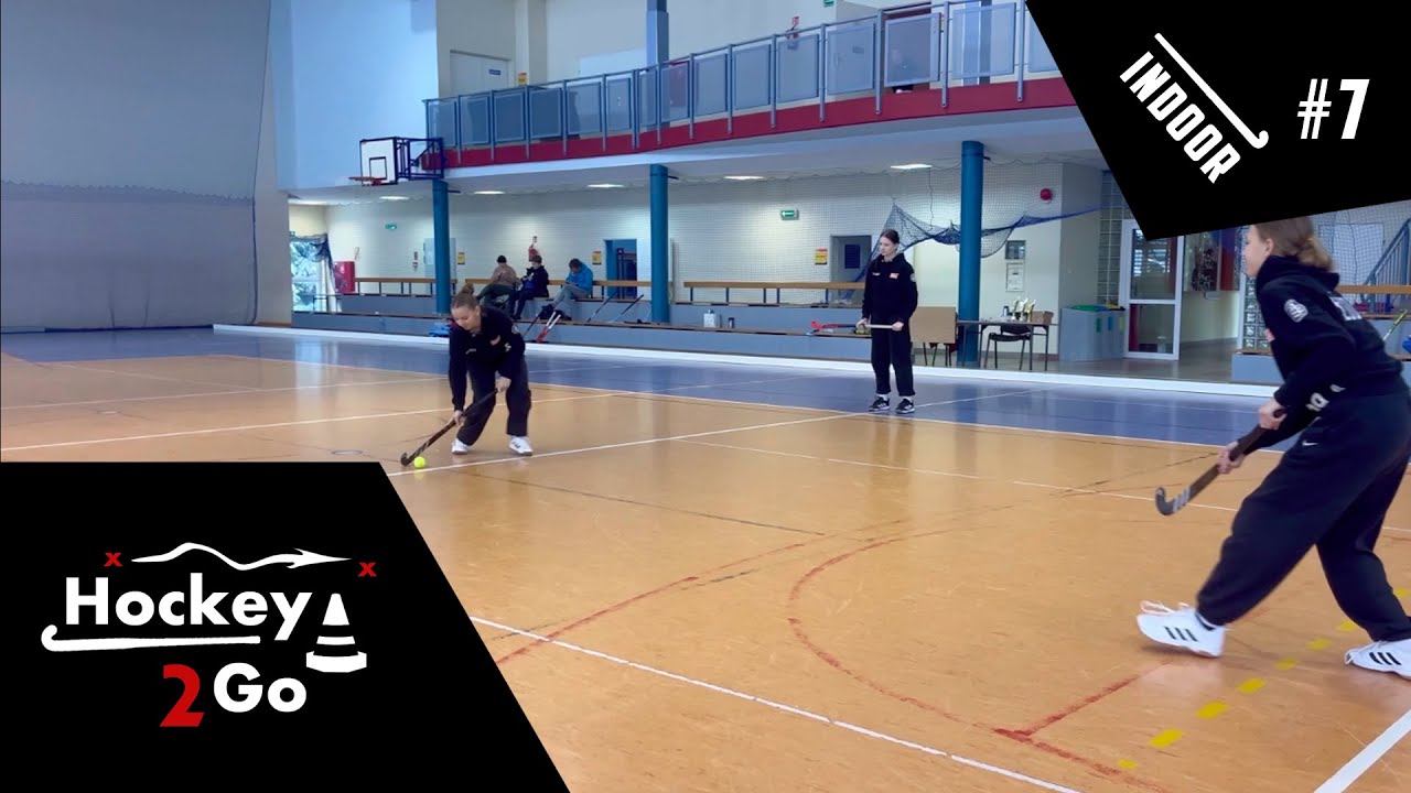 Indoor hockey 7 | passing, receiving and one touch shooting