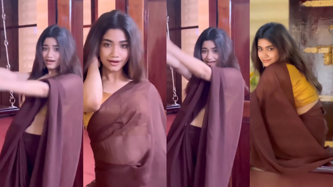 Mallu reels actress Jasnya K Jayadeesh hot rare navel show 🔥💦 | hot expressions| hot boobs shake 💦💦🔥