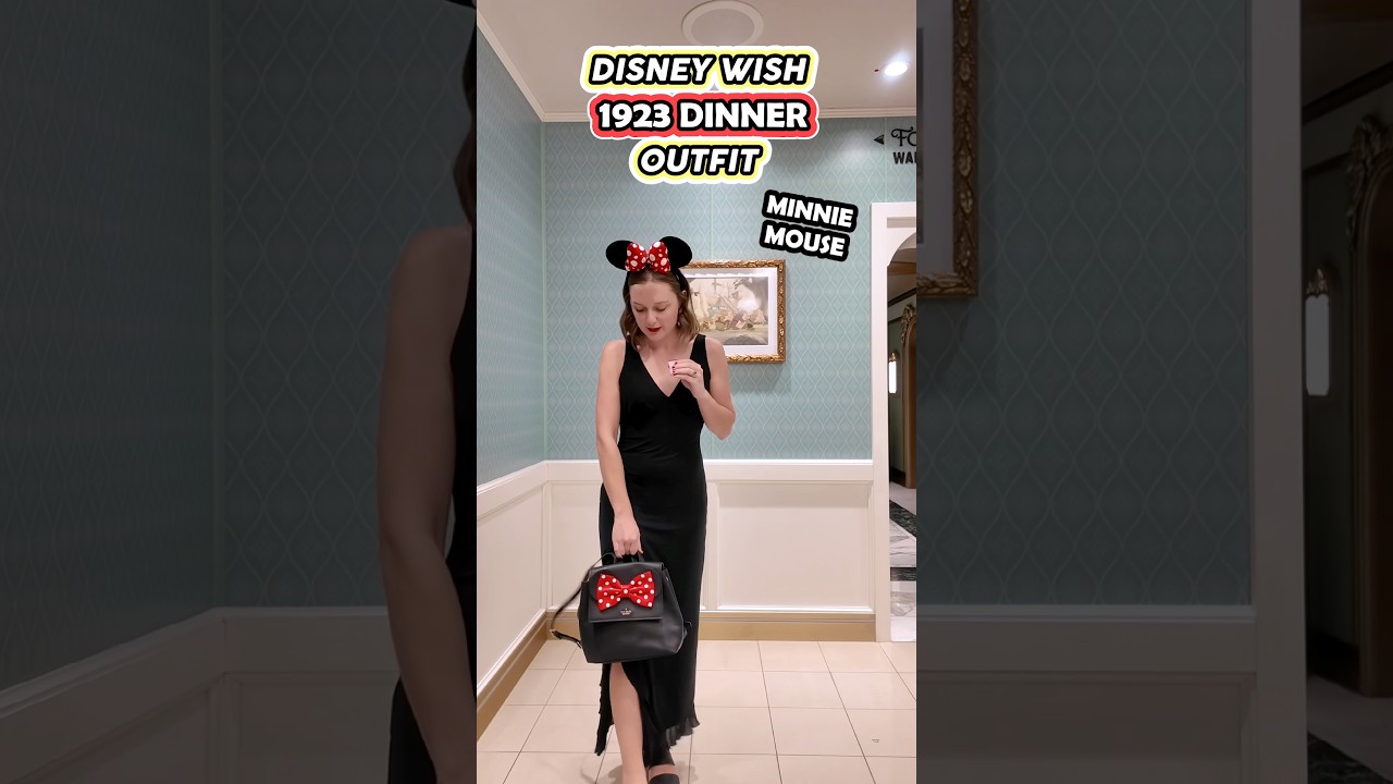 Наряд Минни Маус в стиле 1923 года! ❤️👗 (Ужин в Disney Wish)