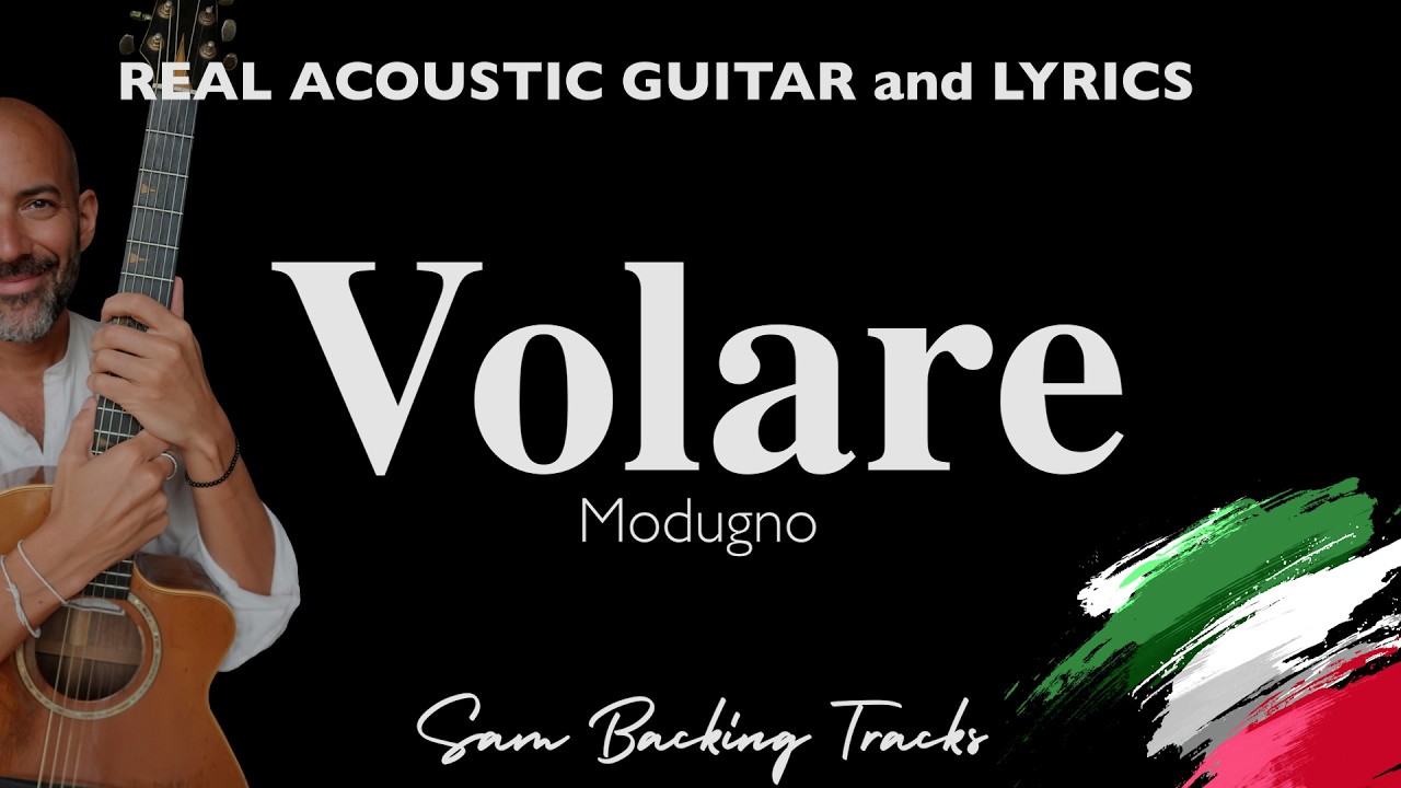 Nel Blu Dipinto Di Blu (Volare) - Domenico Modugno (Base Acustica Karaoke)