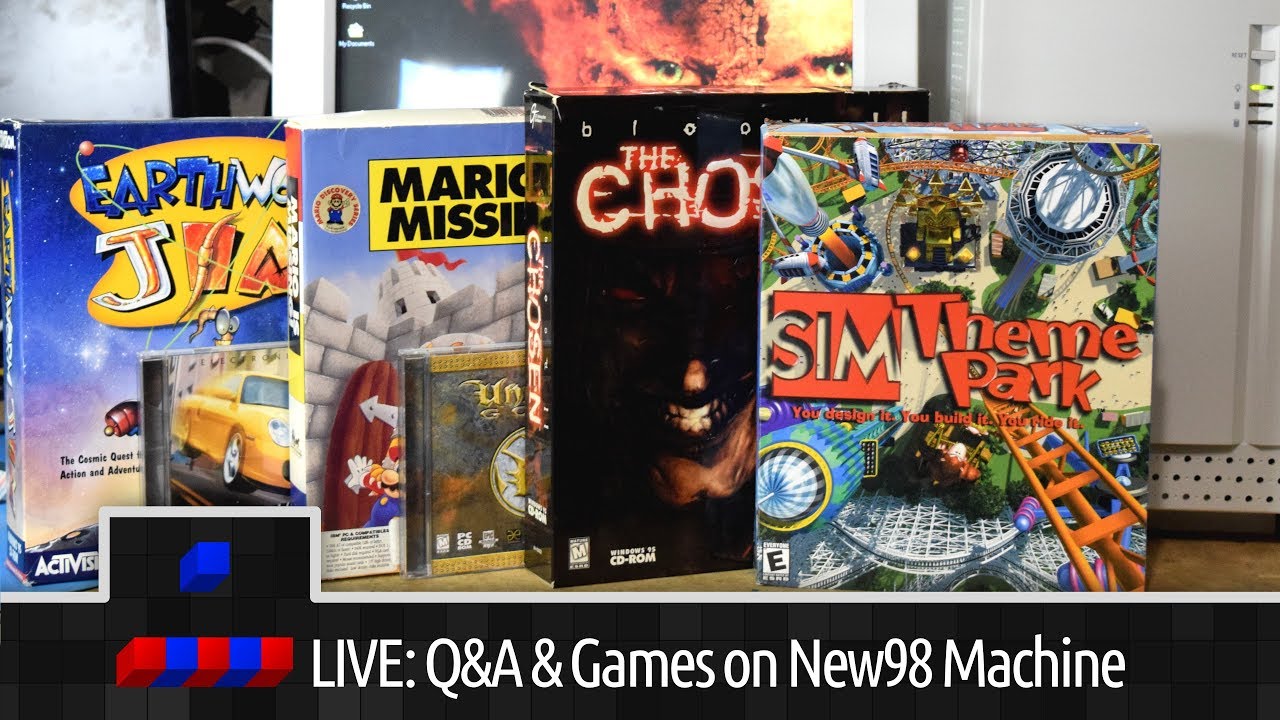 LIVE: Q&A & Games on The New Windows 98 Machine