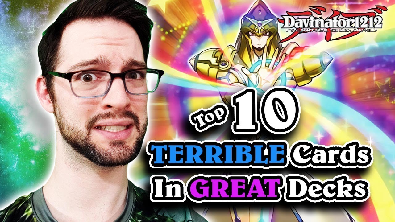 10 ПЛОХИХ карт в ХОРОШИХ колодах Yu-Gi-Oh!