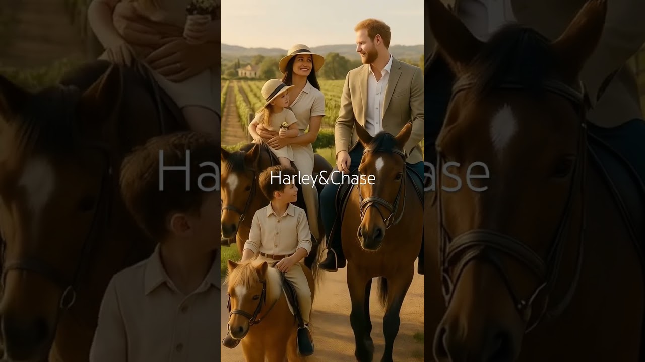 Prince Harry & Kids Horse Riding 
