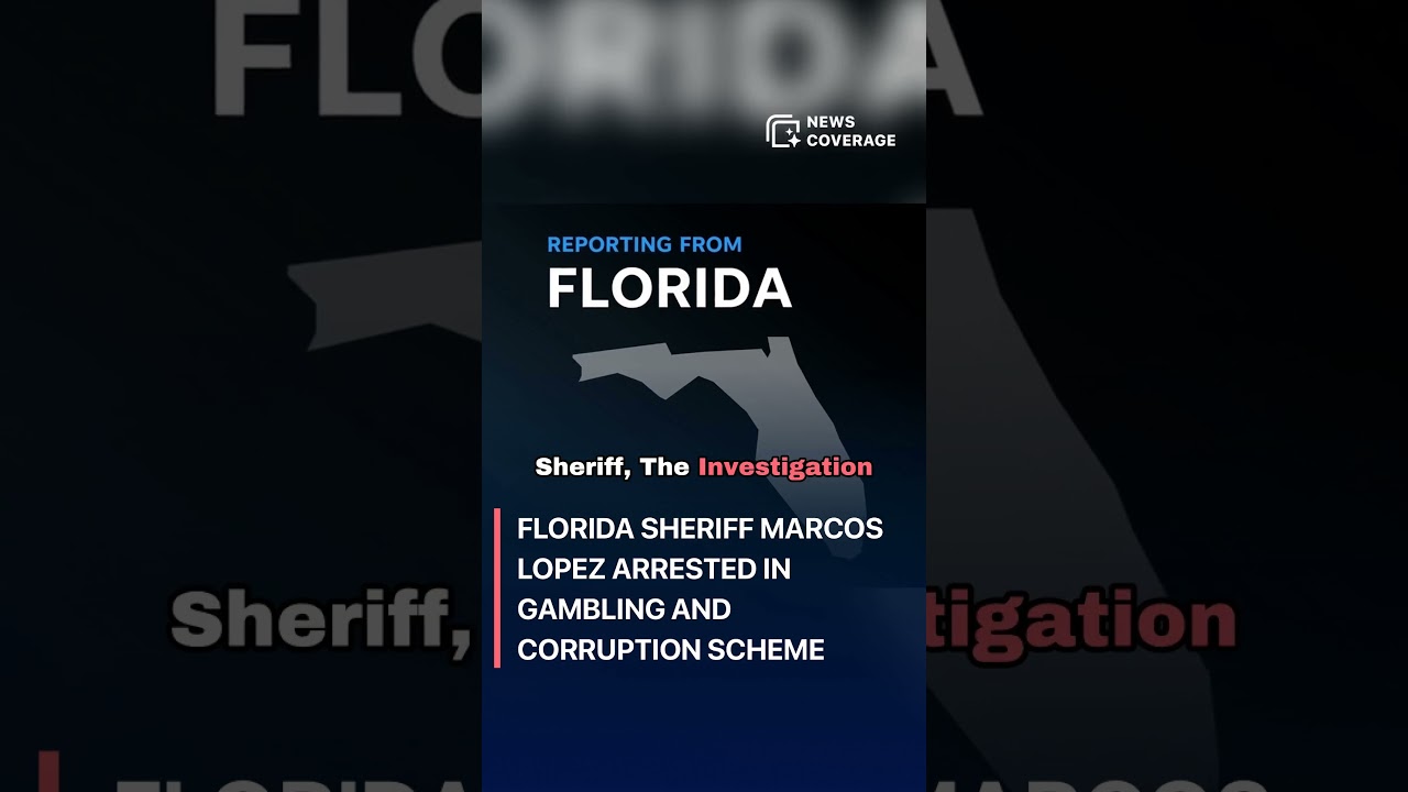 Florida Sheriff Marcos Lopez Arrested in Gambling and Corruption Scheme #crime #law #crisis