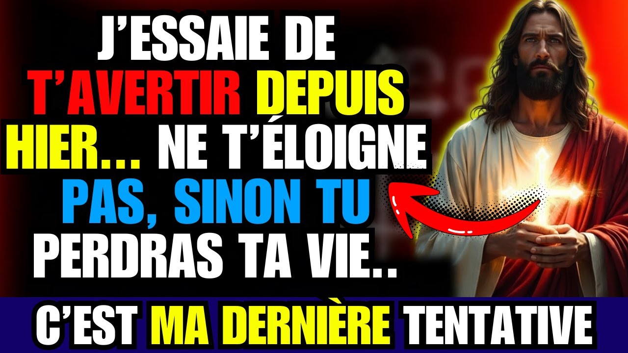 DIEU DIT : NE SAUTE PAS, SINON TU PERDRAS CE QUI EST À TOI 👆
