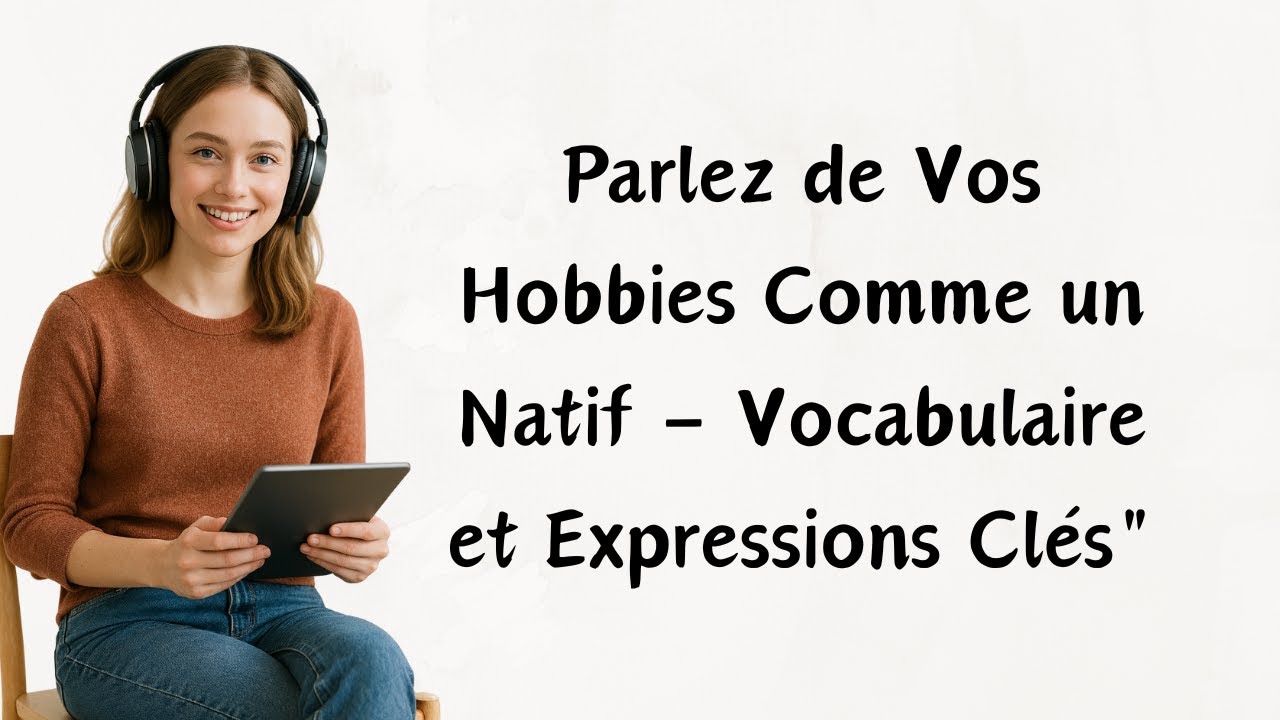 "Podcast Français A2-B1 : Parlez de Vos Hobbies Comme un Natif – Vocabulaire et Expressions Clés"
