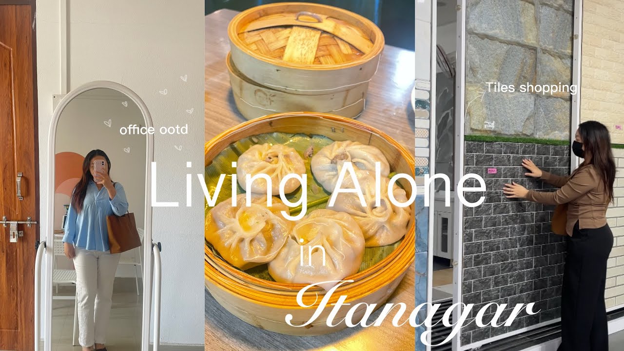 Living Alone in Itanagar | Daily office routine, eating out, shopping for our new home ✨🏠💕