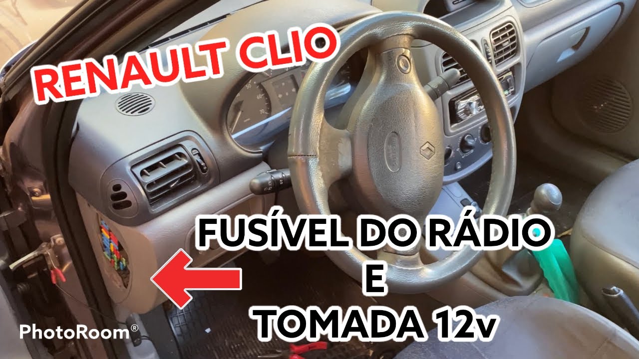 Renault Clio - Fusível do Rádio e Acendedor de Cigarros ou Tomada 12v