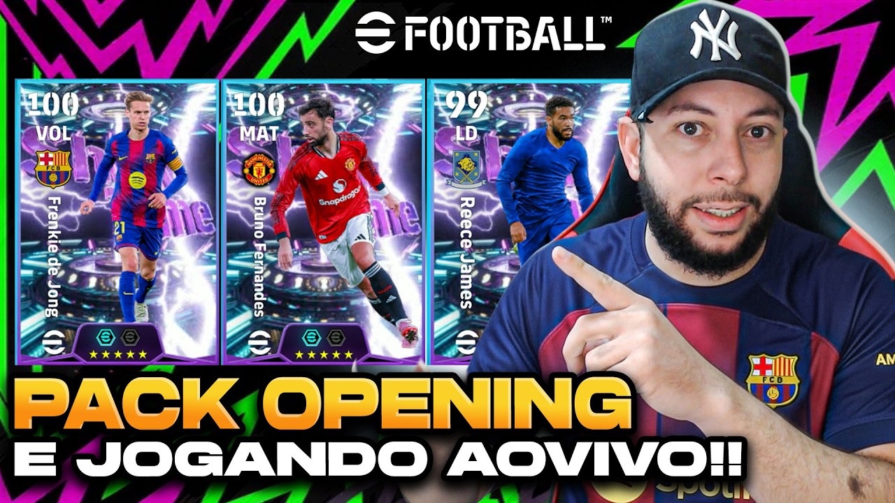 🚨PACK OPENING + DIVISÕES ONLINE no Efootball2026!!