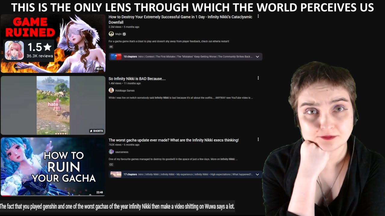 I hate that 1.5 criticism leaked outside Infinity Nikki community
