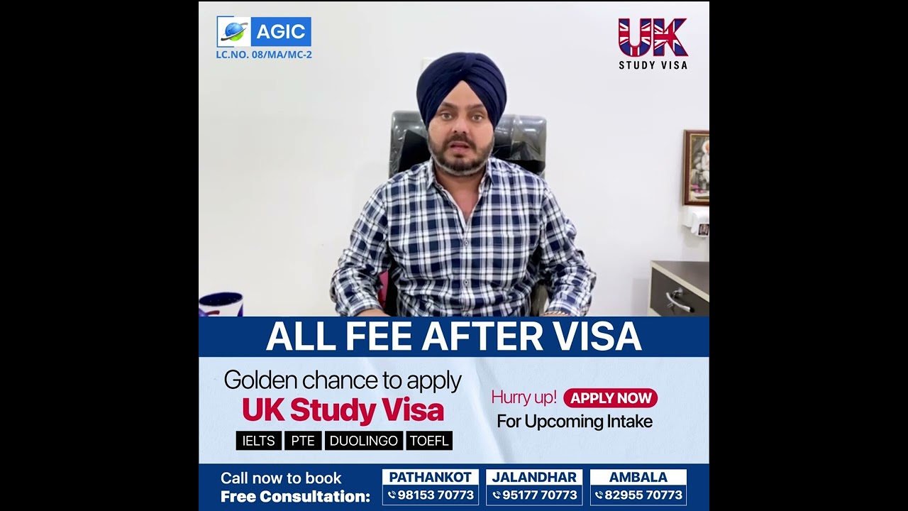 Golden Chance to apply UK Study Visa | AGIC Education