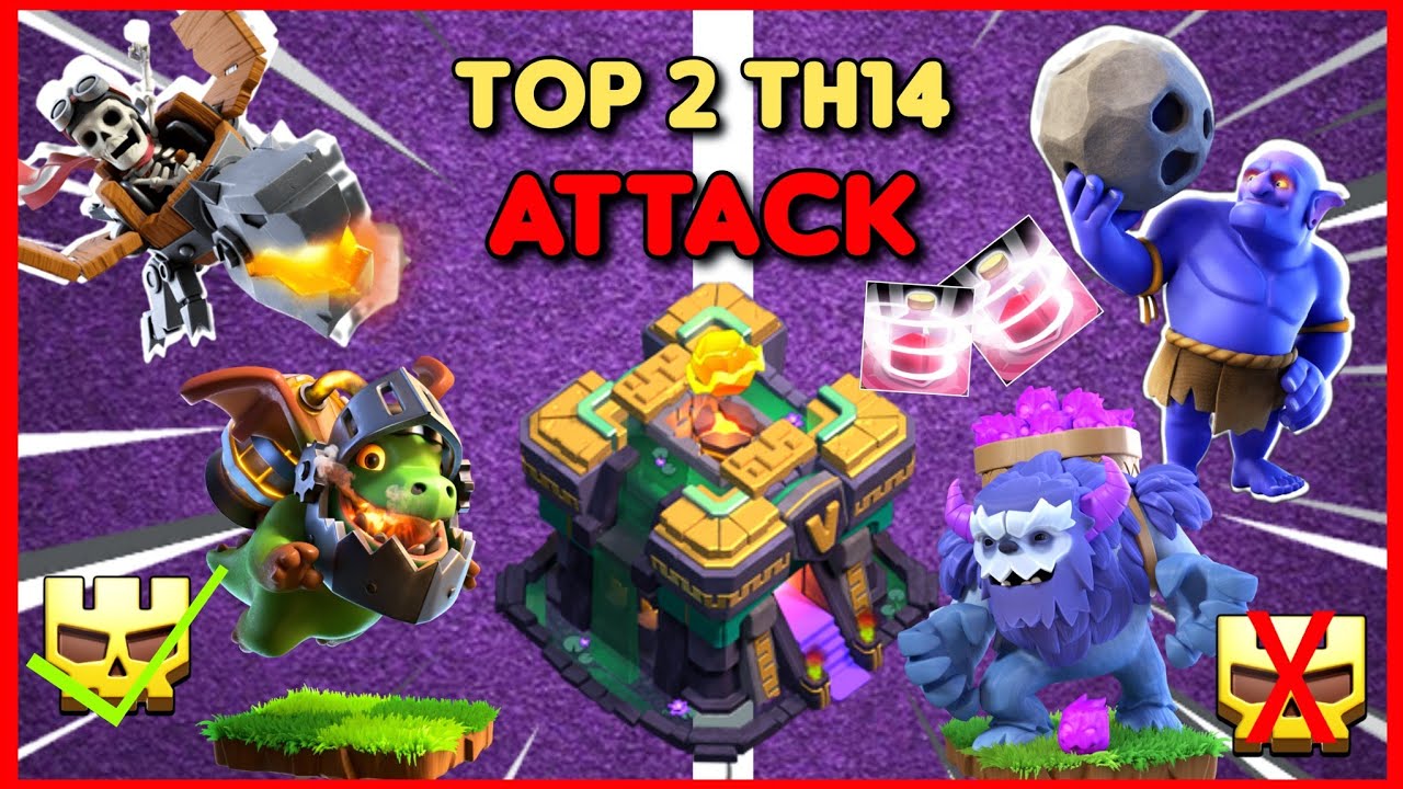 Best TH14 Attack Strategies (TROPHY PUSH & WAR!)