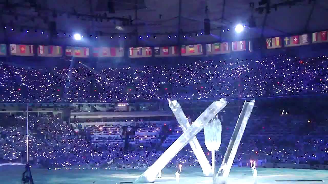 Lighting of the Olympic Couldron at Vancouver Winter Olympics