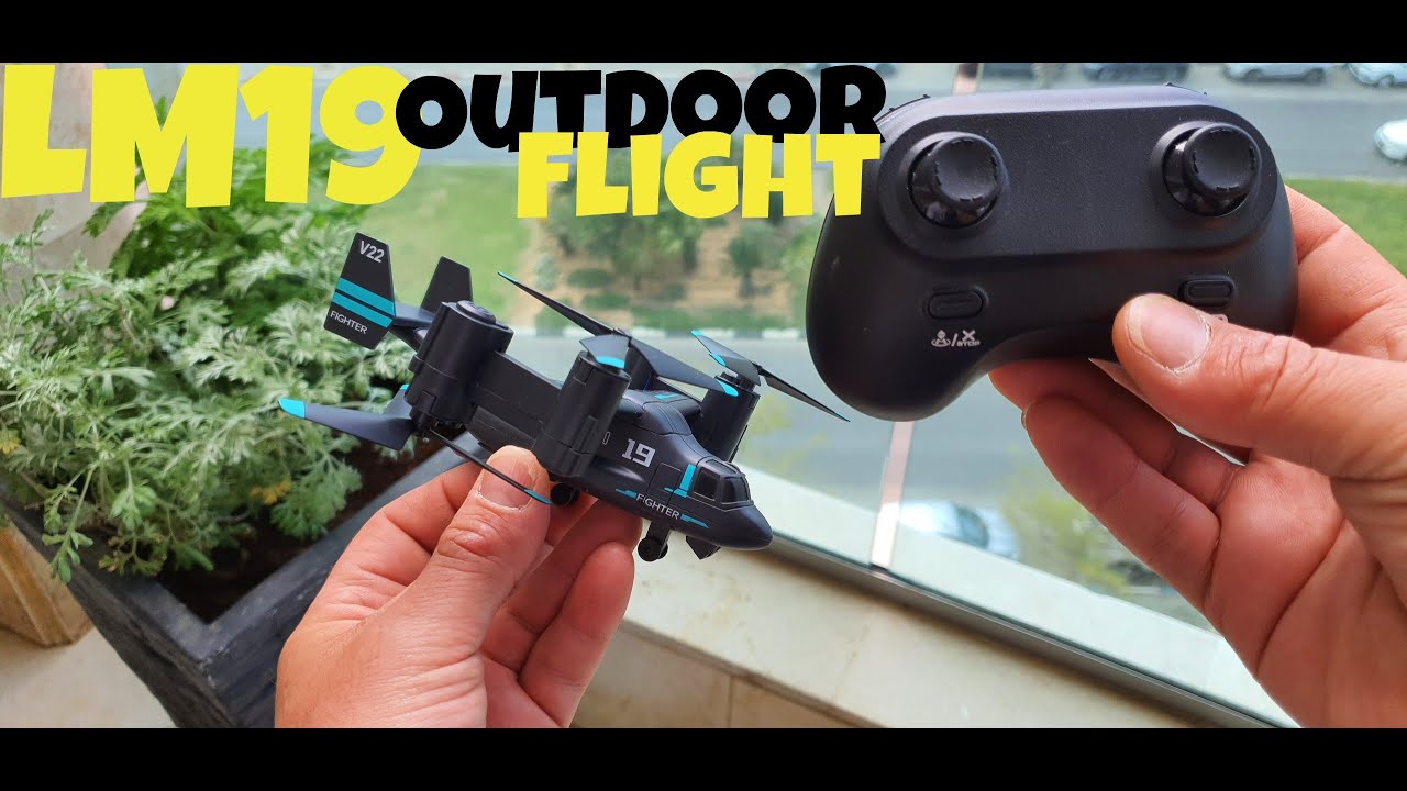 Lm19 от LmRc Airplane Drone | Полёты на открытом воздухе и тесты камер