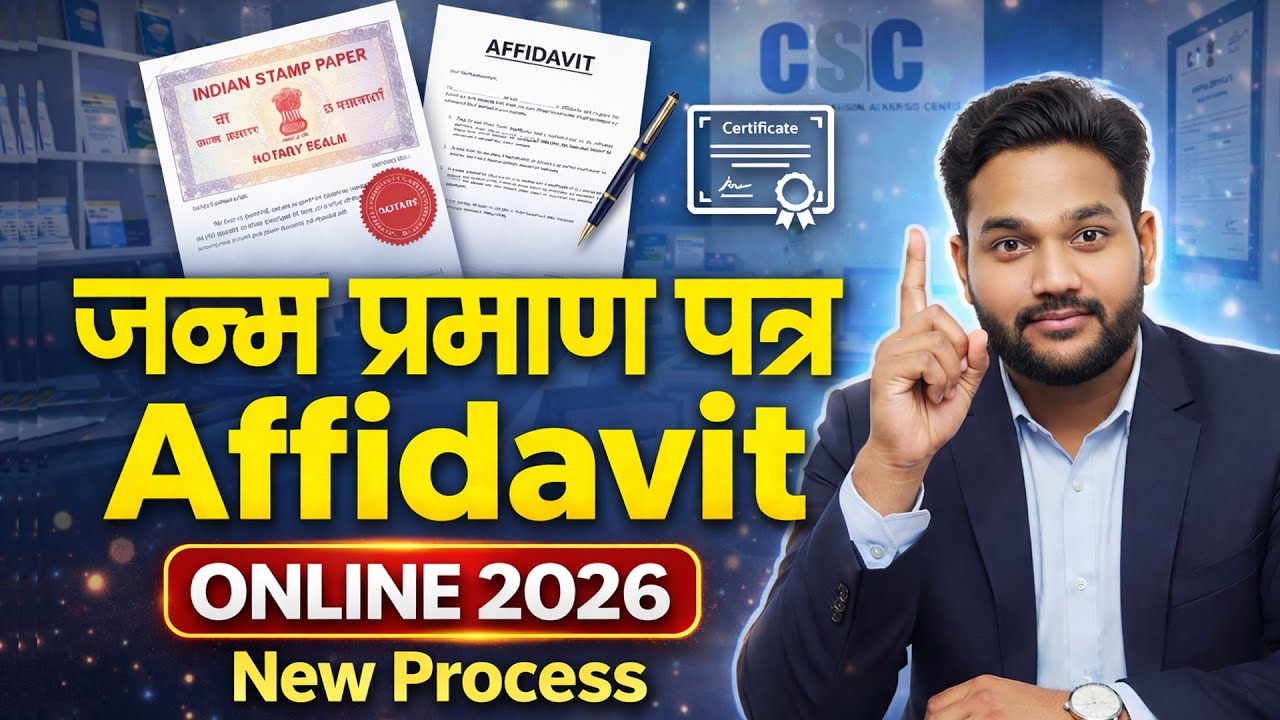 Birth Certificate Affidavit Online Apply 2026 | Stamp Paper Affidavit Kaise Banaye
