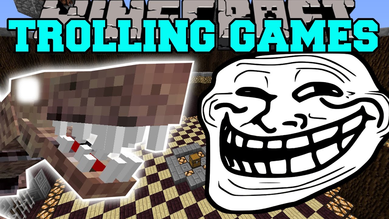Minecraft:  DINOSAURS TROLLING GAMES - Lucky Block Mod - Modded Mini-Game