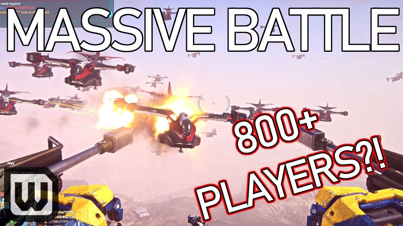 PLANETSIDE 2 MASSIVE BATTLE (800+ Players!) || Community Smash 2020 v2!
