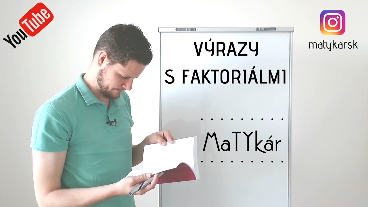 VÝRAZY s FAKTORIÁLMI - riešenie príkladov