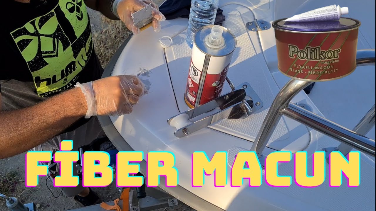 Fiber Macun ile Tekne Onarımı #tekne