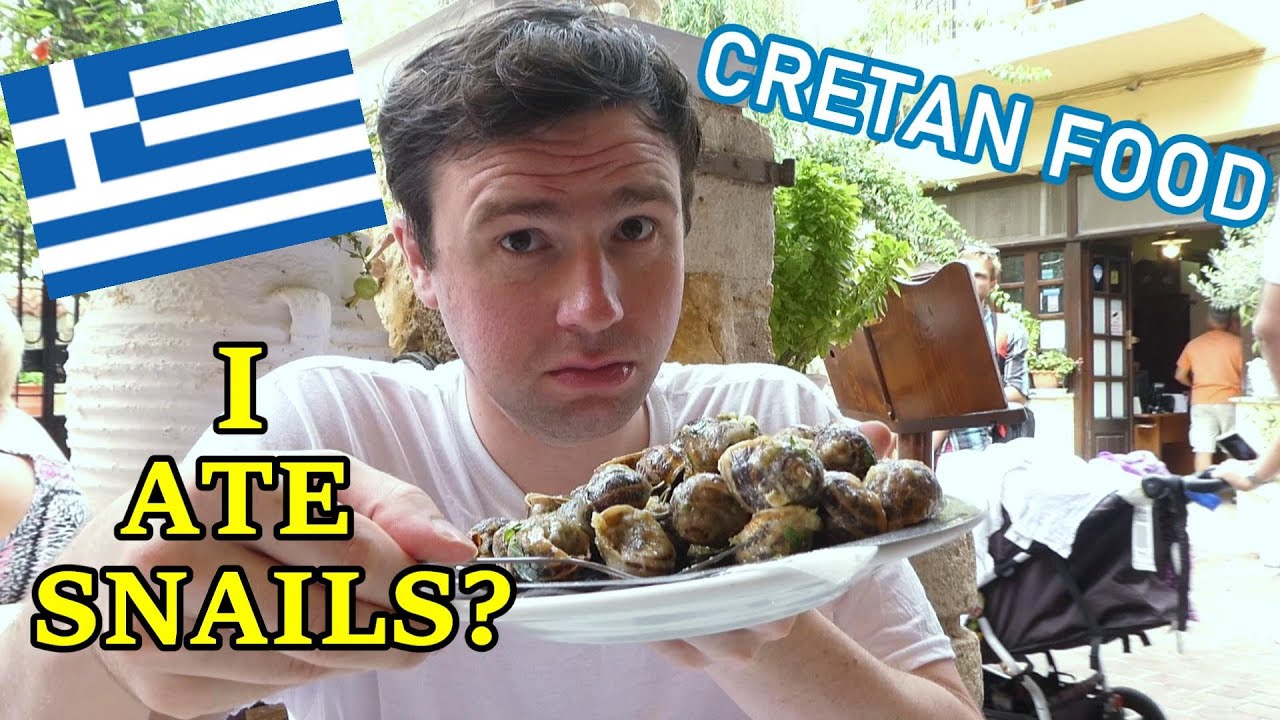 CRETAN FOOD || Island Cuisine in Chania, Greece