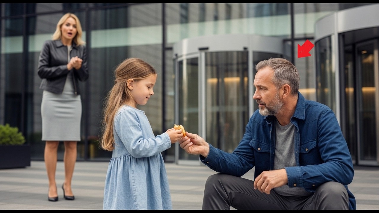 “I’m Hungry…” — Single Dad Shares His Sandwich, Not Knowing Who the Girl Is