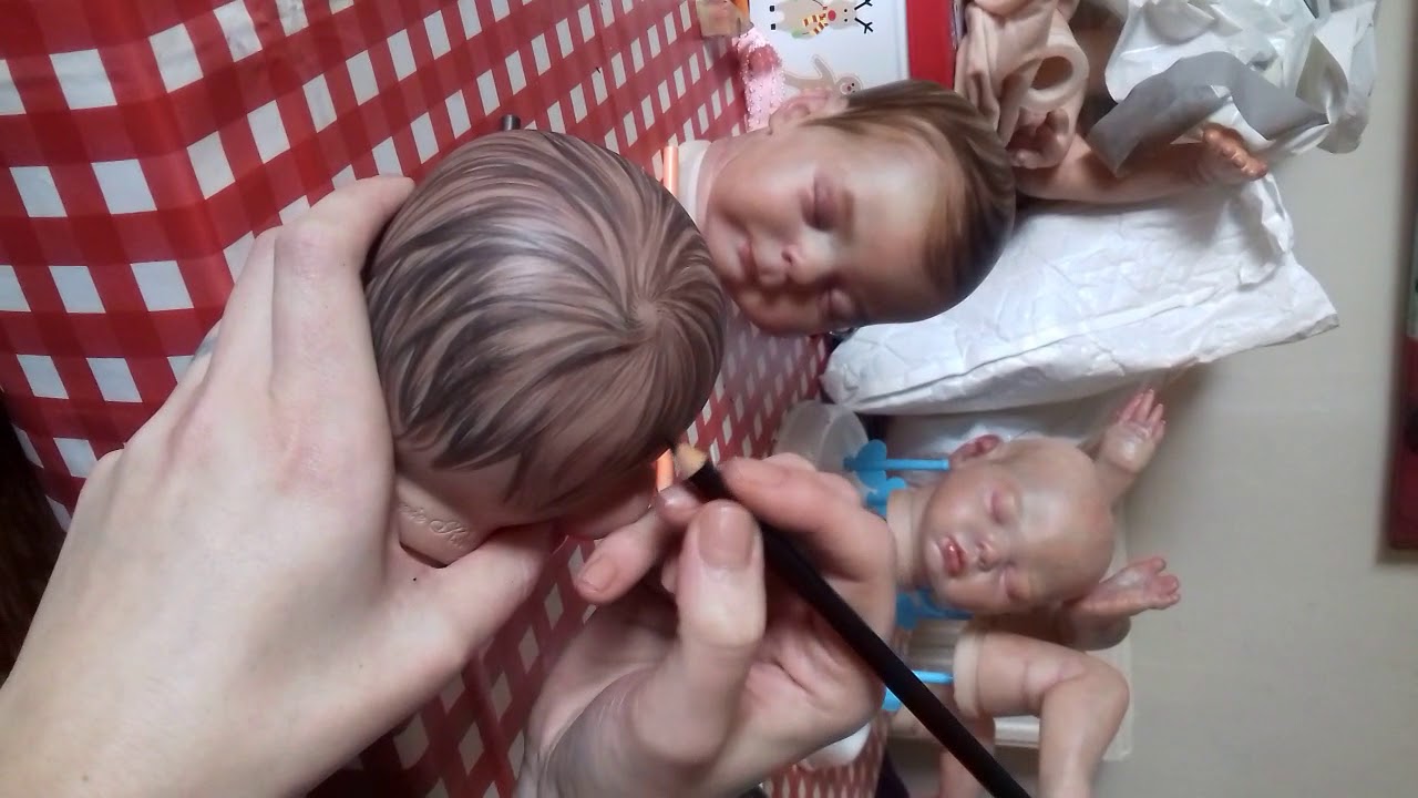 Reborning Hair Painting Tutorial