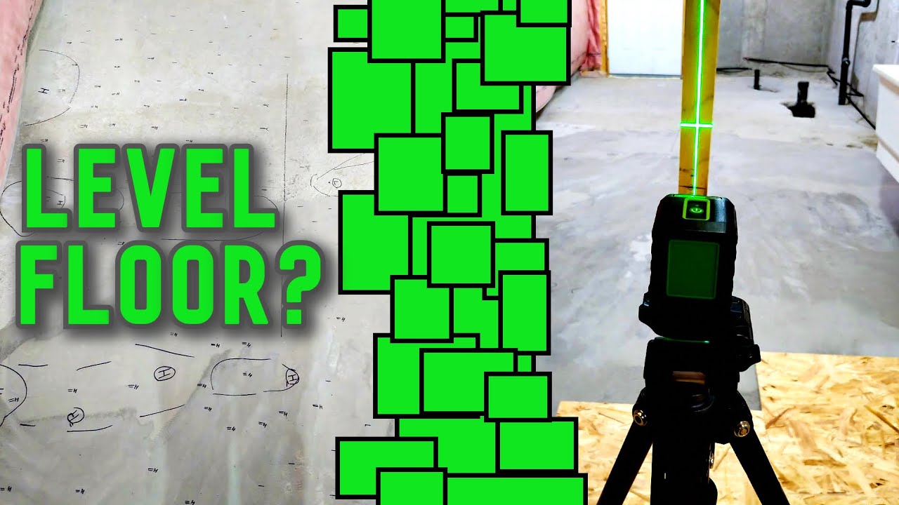 Concrete Floor Levelling with a Laser