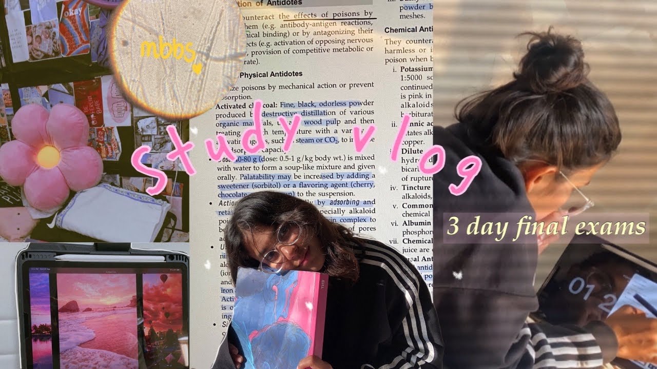 MBBS 37: Real time 72 hour final Exams Study Vlog !