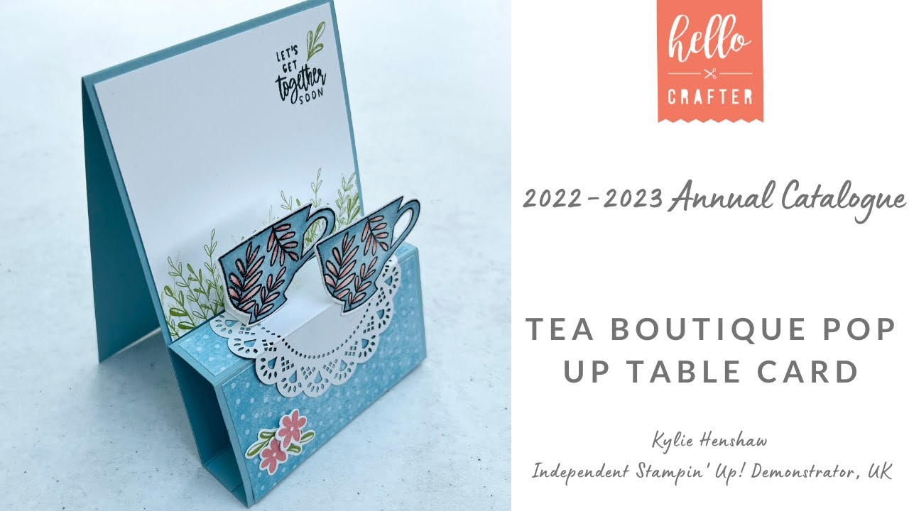 Tea Boutique Pop Up Table Card