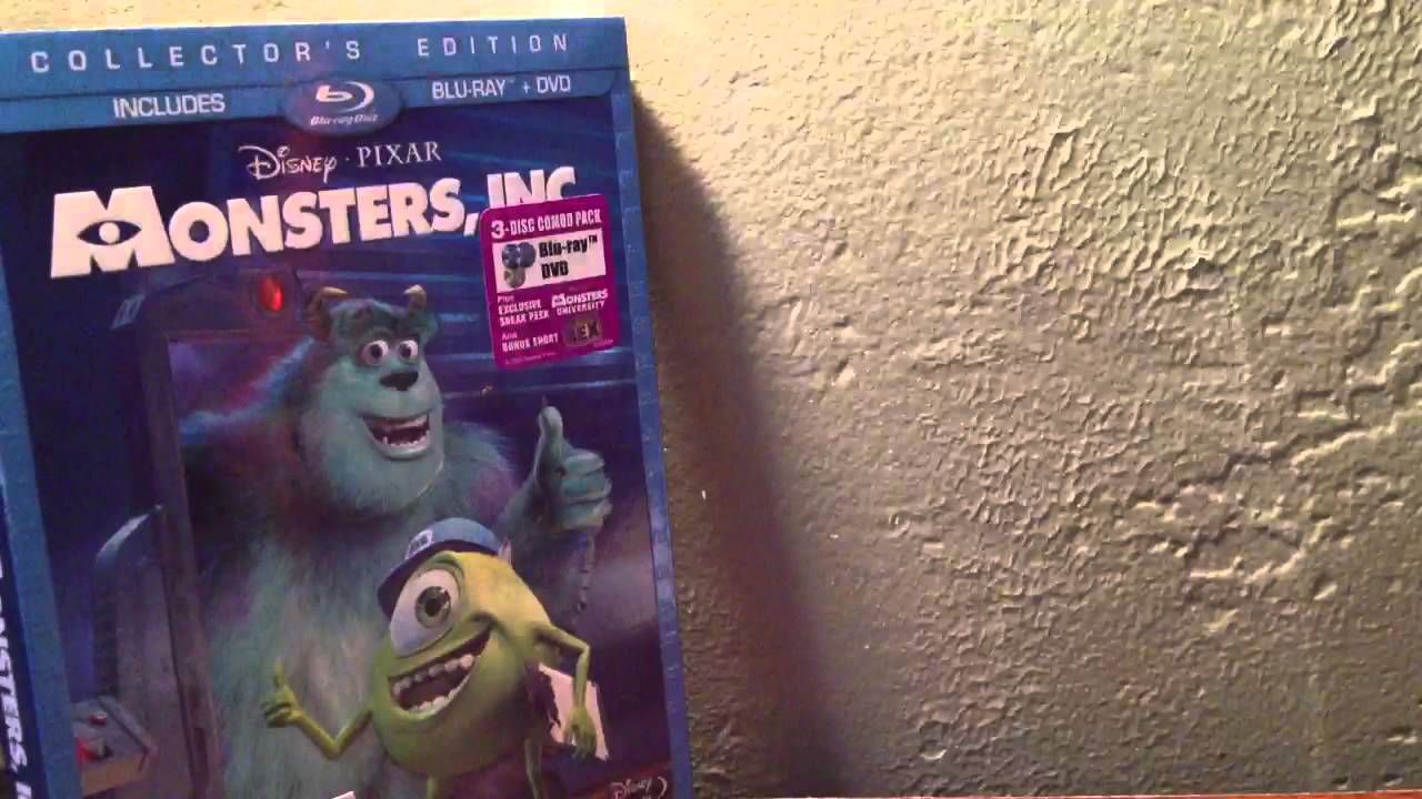 Monsters Inc Blu-Ray Unboxing (2013)