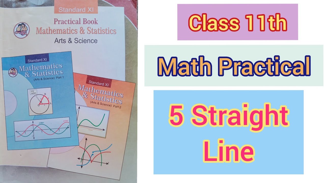 5. Straight line।Math practical।class 11th। @practical-world