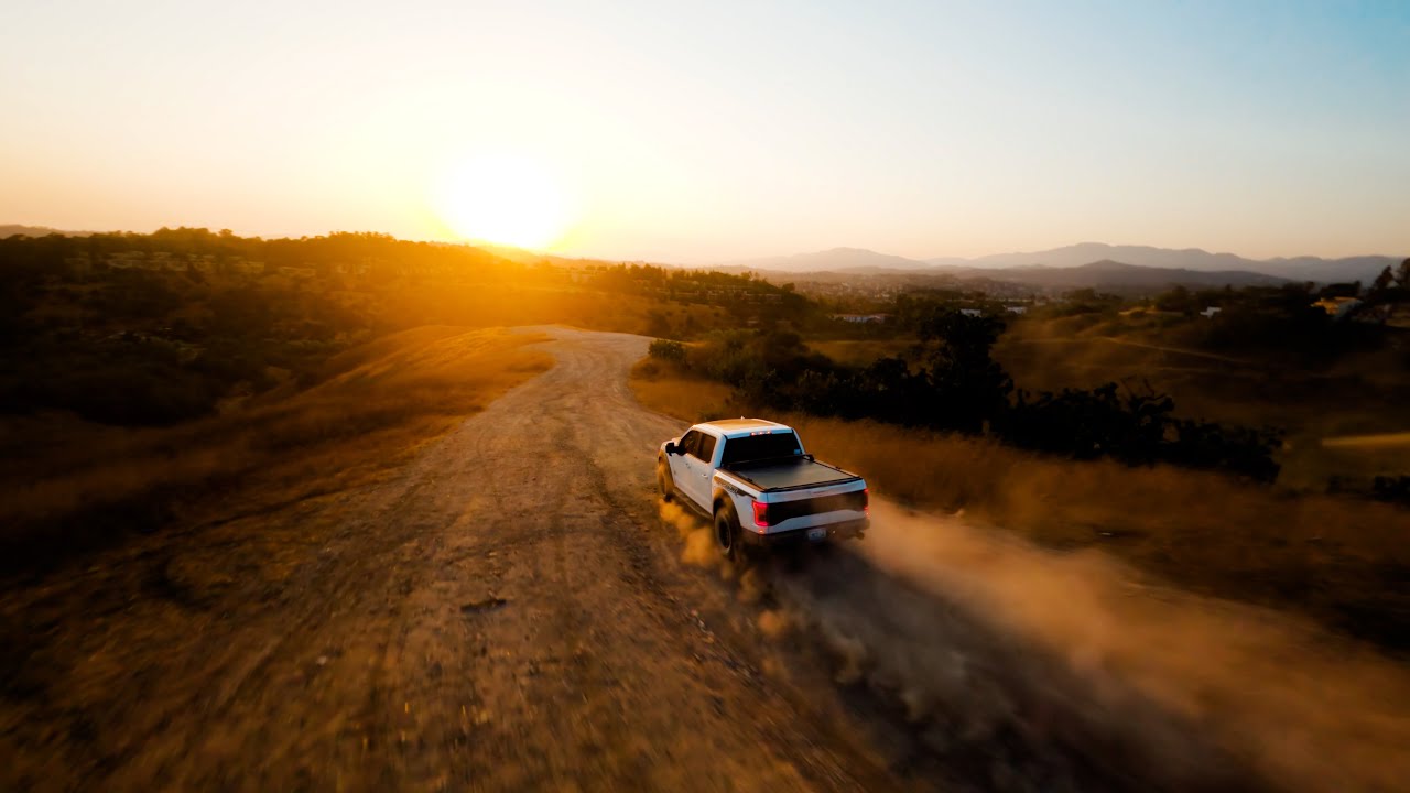 Offroad Ford Raptor Pickup Truck | FPV Drone Chase Aerial Footage 4K | Elephant Hill, LA