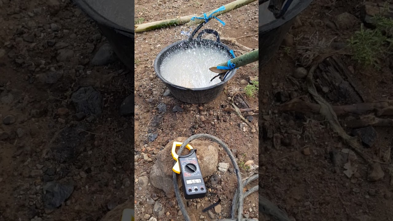 Cara tes beban  amper genset menggunakan air dan garam