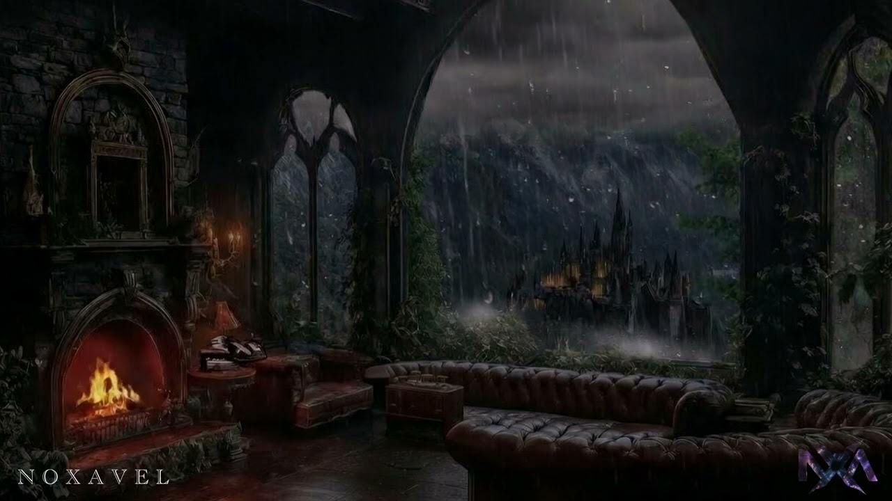 Behind the Rainy Window | Gothic Fantasy Ambience for Quiet Reading & Relaxation