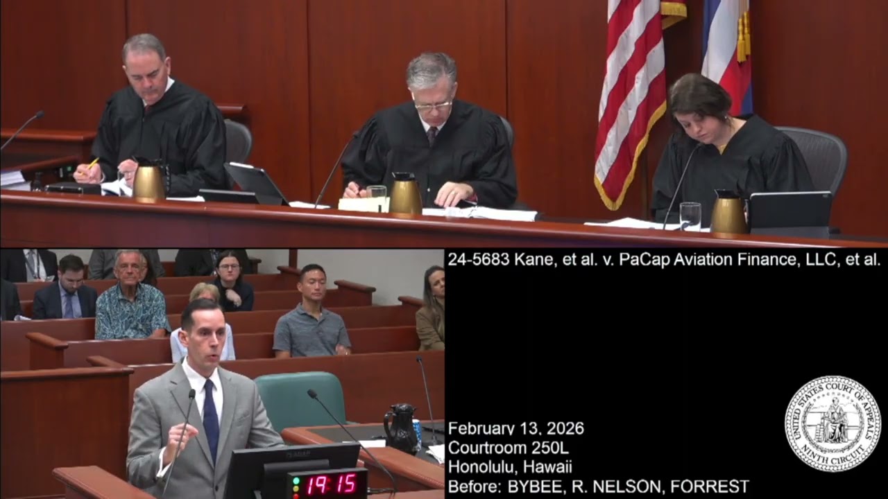 24-5683 Kane, et al. v. PaCap Aviation Finance, LLC, et al.