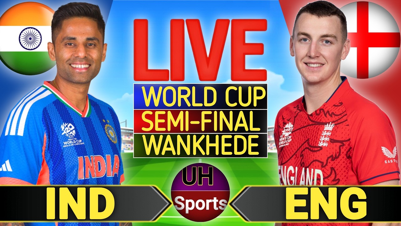 🔴 IND vs ENG Live Match Cricket Scores,  World Cup T20 2026 Cricket Live Match | India vs England In