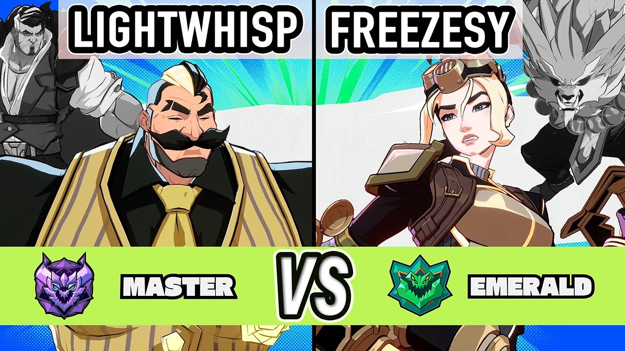 2XKO ▰ LightWhisp (Braum / Darius) vs Freezesy (Caitlyn / Warwick) ▰ High Level Gameplay