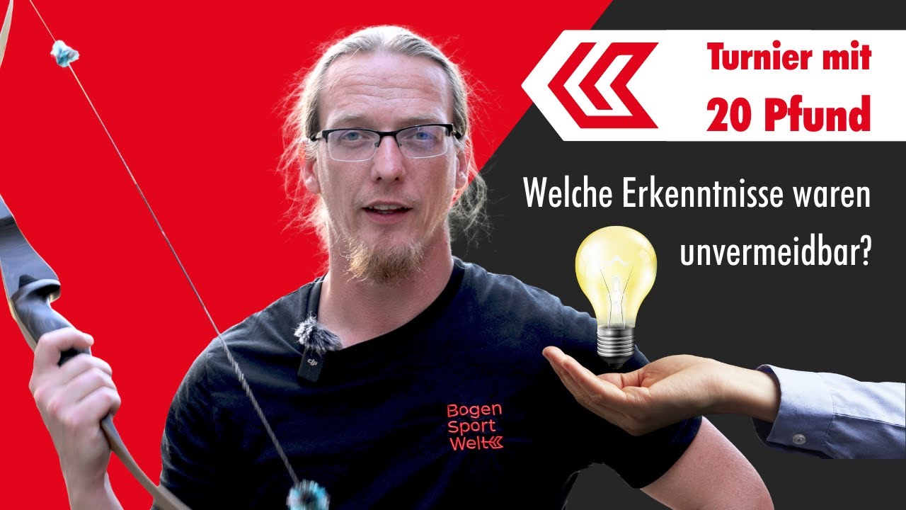 Selbsttest: Mit dem Trainingsbogen im Turnier - Was macht weniger Zuggewicht?