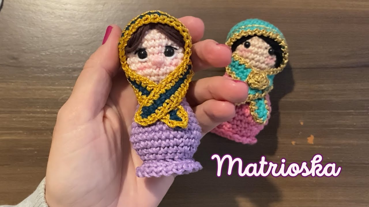 Como fazer uma boneca matrioska em amigurumi