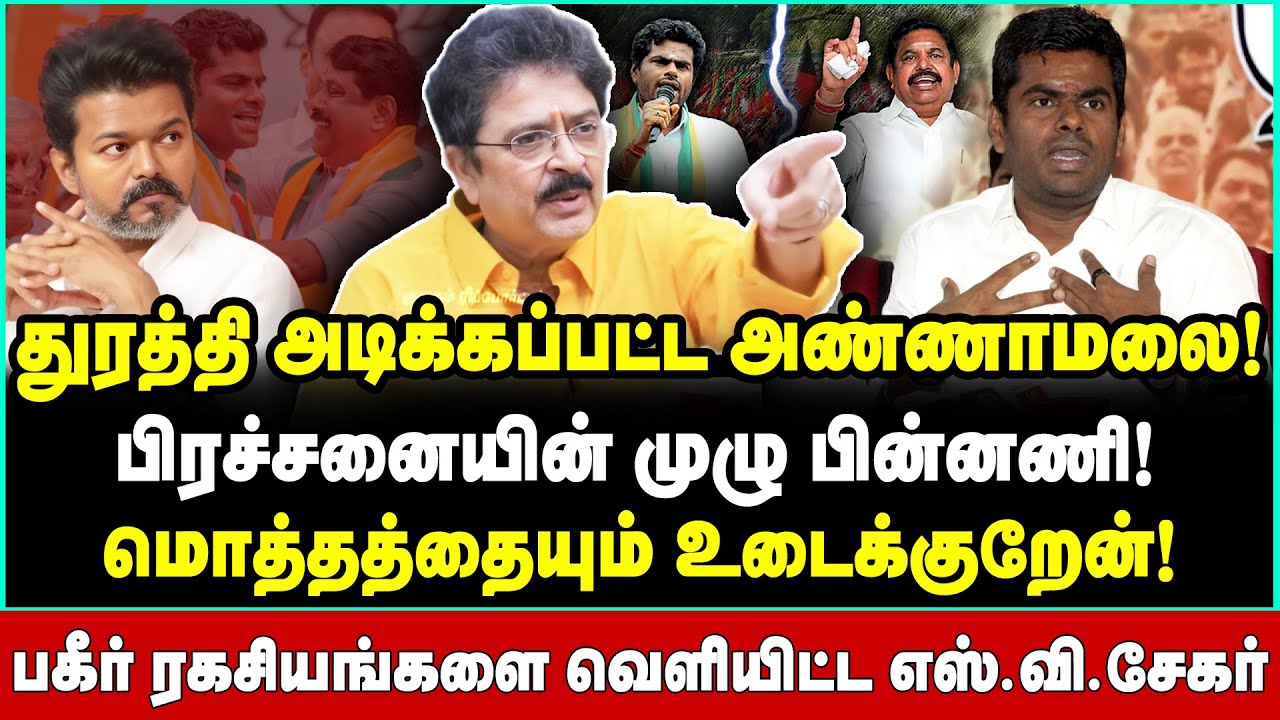 ஓரம் போ! அசிங்கப்படுத்தப்பட்ட அண்ணாமலை! அதிர்ச்சி தகவல்களை வெளியிட்ட SVe Sekar | SV Sekar Annamalai