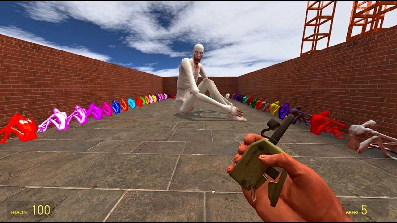 Best of SCP-096 In Garrys Mod (Impossible challange)