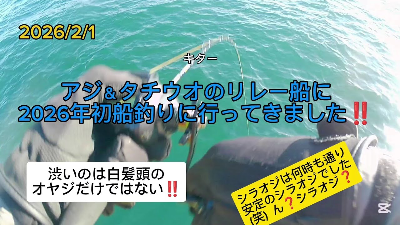 東京湾でのアジとタチウオのダブルターゲット‼️二兎を追うもの………ゲットできるのかい❓
