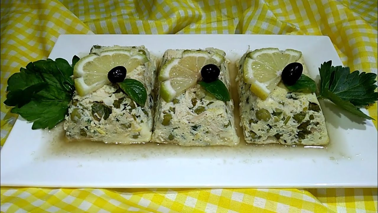 طاجين الدجاج بالجلبانة بطريقة عصرية  tadjine de poulet aux petits pois