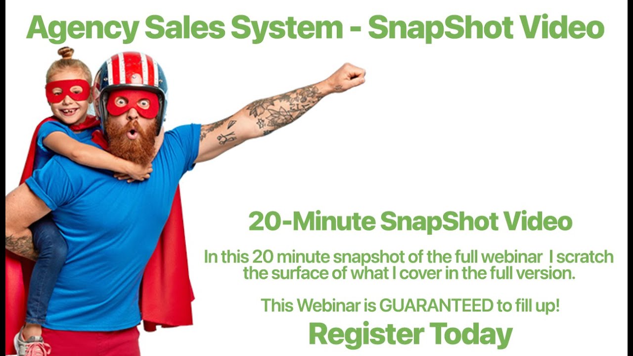Agency Sales System  4 Pillars of a Successful Agency Sales System Short Webinar