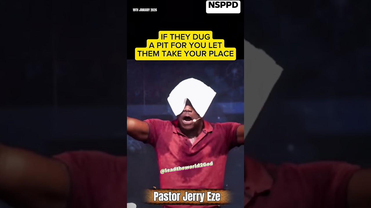 If they dug a pit for you let them take your place | Pastor Jerry Eze #nsppd #shorts #short 
