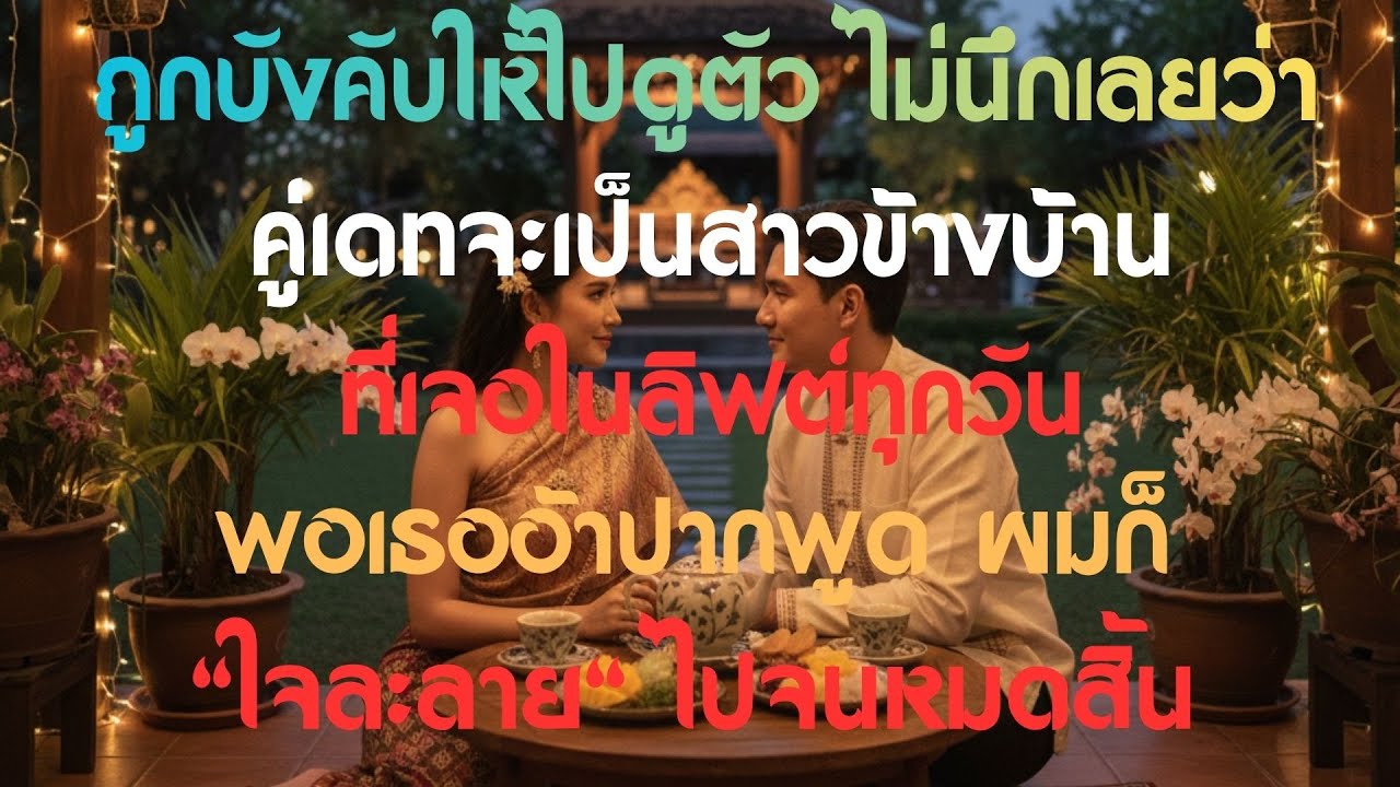 ถูกบังคับให้ไปดูตัว ไม่นึกเลยว่าคู่เดทจะเป็นสาวข้างบ้านที่เจอกันในลิฟต์ทุกวัน! เธอคือ…