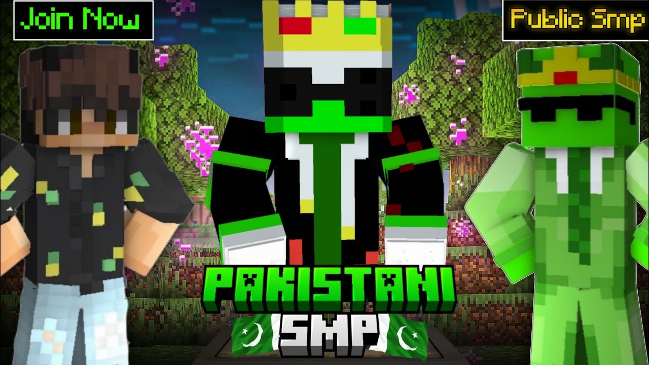 Join Minecraft Pakistani SMP 24/7🤩 Cracked Server for Java + MCPE | Best Pakistan SMP Server 2025 🇵🇰